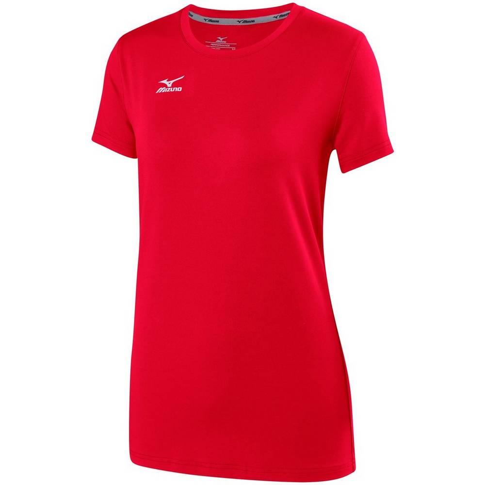 Mizuno Women's Volleyball Attack 2.0 T-Shirts Red (440647-UID)